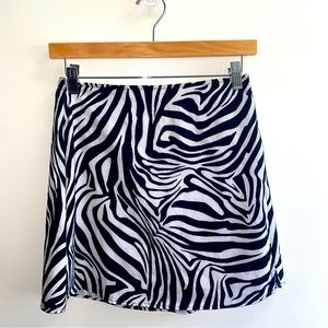 ZEBRA MICRO MINI SKIRT🦓🦓🦓